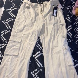 Prettylittlething Denim Cargo Pants